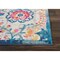 Homeroots 4 x 6 ft. Ivory & Blue Floral Vines Area Rug 385487 - alternate 3